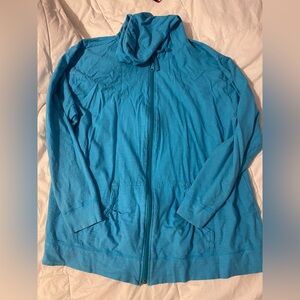 Hanes Women's Vibrant Blue Utility Jacket